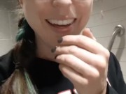 Best Urinal Piss So Far! At the mall! 16/16