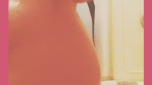 Recording my self in the shower for my sexy ass husband