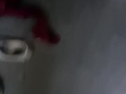 Messy Pee In a Public Bathroom, pissing all over my socks and toilet seat 3/16
