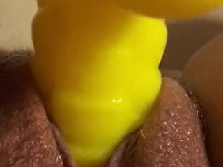 Masturbating my fat pussy pov