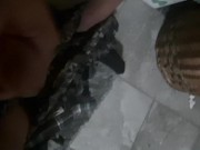 White cock masturbating