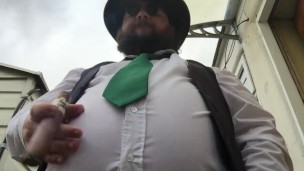 low angle fancy fat cowboy smoke clip
