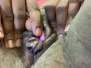 Phat pussy loves new toy