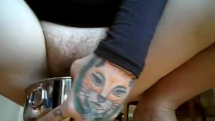 Embarrassed Girl Pisses In 