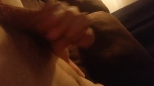 Couch jerk off stroke and orgasm