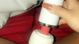 POWERFUL VIBRATOR ON MY WET PUSSY, AMAZING ORGASM