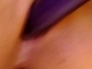 Tight Pussy Gushes Creamy Cum & Squirts!