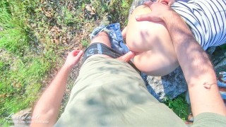 Perfect sex after work with teen real outdoor amateur couple LustTaste 4K