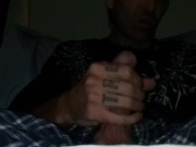 Part 2 extremely tired and high. Watching loud porn. Cumshot.