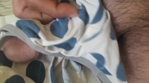 jerkoff watching a Mara Swan&Luna Rival video, cum on stepdaughter panties