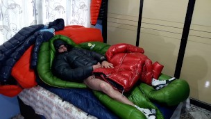 Cum my new down jacket MACPAC