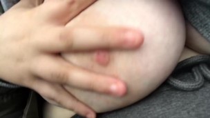 Just Shaking My Big Titties in the Busy Parking Lot
