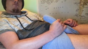 Huge Cock Bulge, Boxers Wanking! (Dildo Fake Big Dick Fantasy)