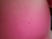 Playing with my anal beads and plug