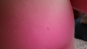 Playing with my anal beads and plug