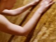 Shower sex with big cumshot in her mouth 13/16