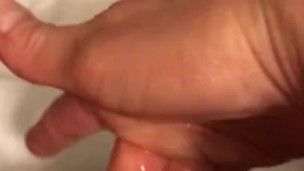 Quick squirt before my mom comes home!!
