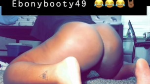 short ebony twerk video