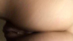 COLLEGE GIRL CLAPS HER CHEEKS