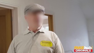 FAKE REMOVALS Two of the lads sneaky fuck a hot blonde married MILF