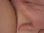 White BBW  plays with pussy