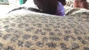Dildo play with cumshot.