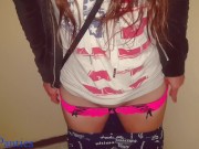 Dirty roulette - Where will he cums this time??? Velour Jacket :))) 16/16