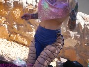 Sabrina Sabrok Huge tits flashing in public 6/16