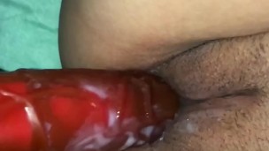 Milf playing