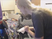 Disinfecting The Chair I Masturbate In