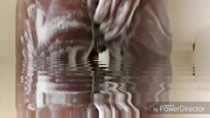 A little water play