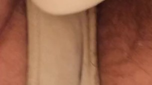 Mature MILF Squirting Messy Piss Orgasm in Panties