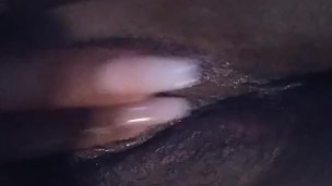 Sexy girl plays with wet pussy