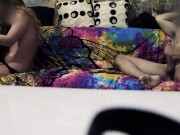 Fantasy threesome: verified girlfriend fucks bestfriend and boyfriend 11/16