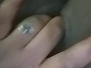 Playing with my tight pussy