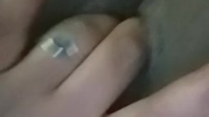 Playing with my tight pussy