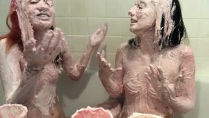 Daphne Dare and Alaska Zade Play With Frosting