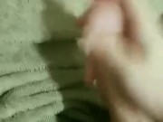 Masturbation with cumshot