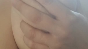 MILF Self Boob Play