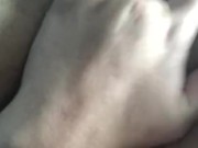 Playing with my pussy ass in the air