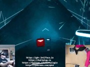 With qDot - Intiface Game Haptics Router Demo (Butt Saber)
