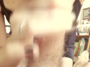 I love sucking dick for breakfast, hot blowjob with swallowing sperm 11/16