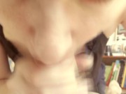 I love sucking dick for breakfast, hot blowjob with swallowing sperm 14/16