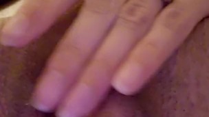 Playing with my pussy after being fucked and creampied