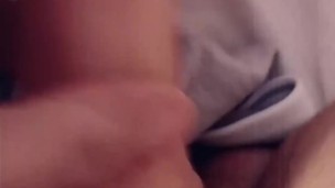 Dildo wont slide into tight wet pussy CLIP