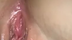 Mamii plays with her creamy kitty