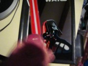 éjac sur mon miroir Star Wars Dark Vador