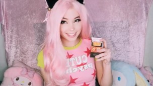 Belle Delphine gets DOUBLE penetrated