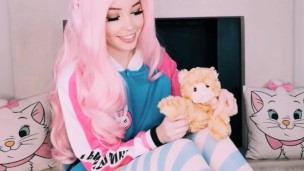 Belle Delphine plays with her PUSSY