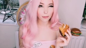 Belle Delphine gets her HOLE nice and FILLED UP